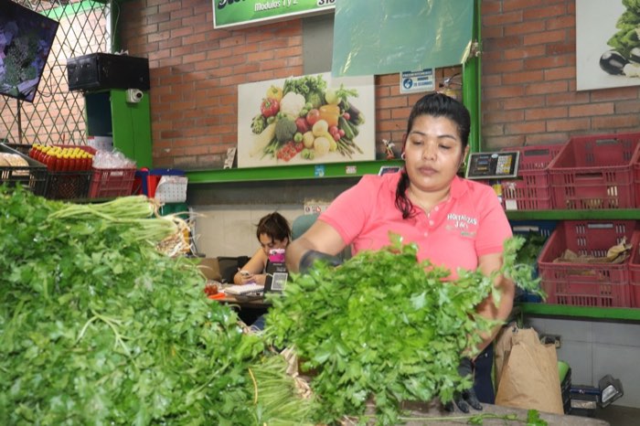Hortalizas JL en el puesto